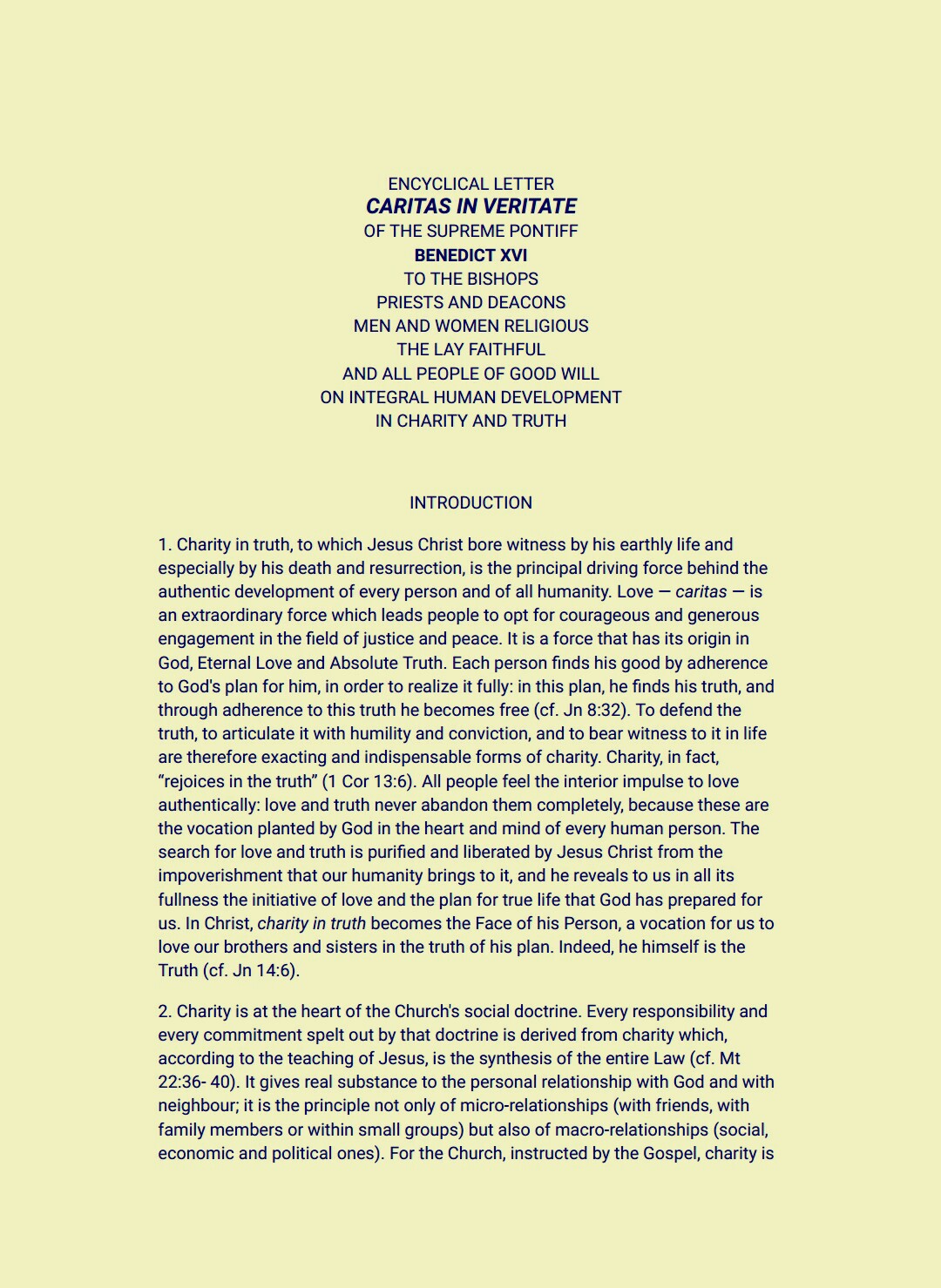 PAPAL ENCYCLICALS EBOOKS